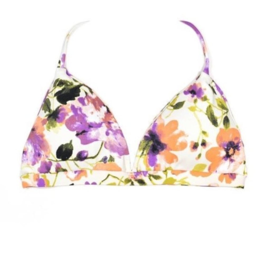 Midori Medium Peony Cosabella floral bikini top